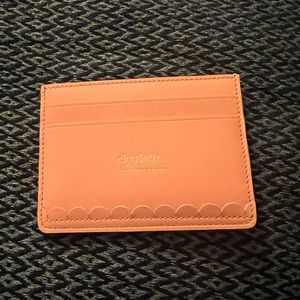 NWOT Charlotte Elizabeth Scallop Card Holder